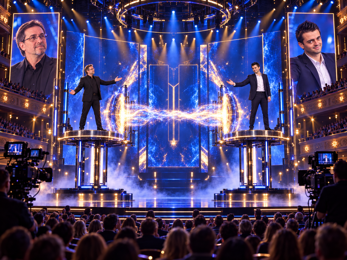 Grand spectacle de magie futuriste